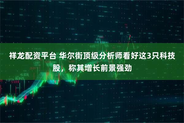 祥龙配资平台 华尔街顶级分析师看好这3只科技股，称其增长前景强劲